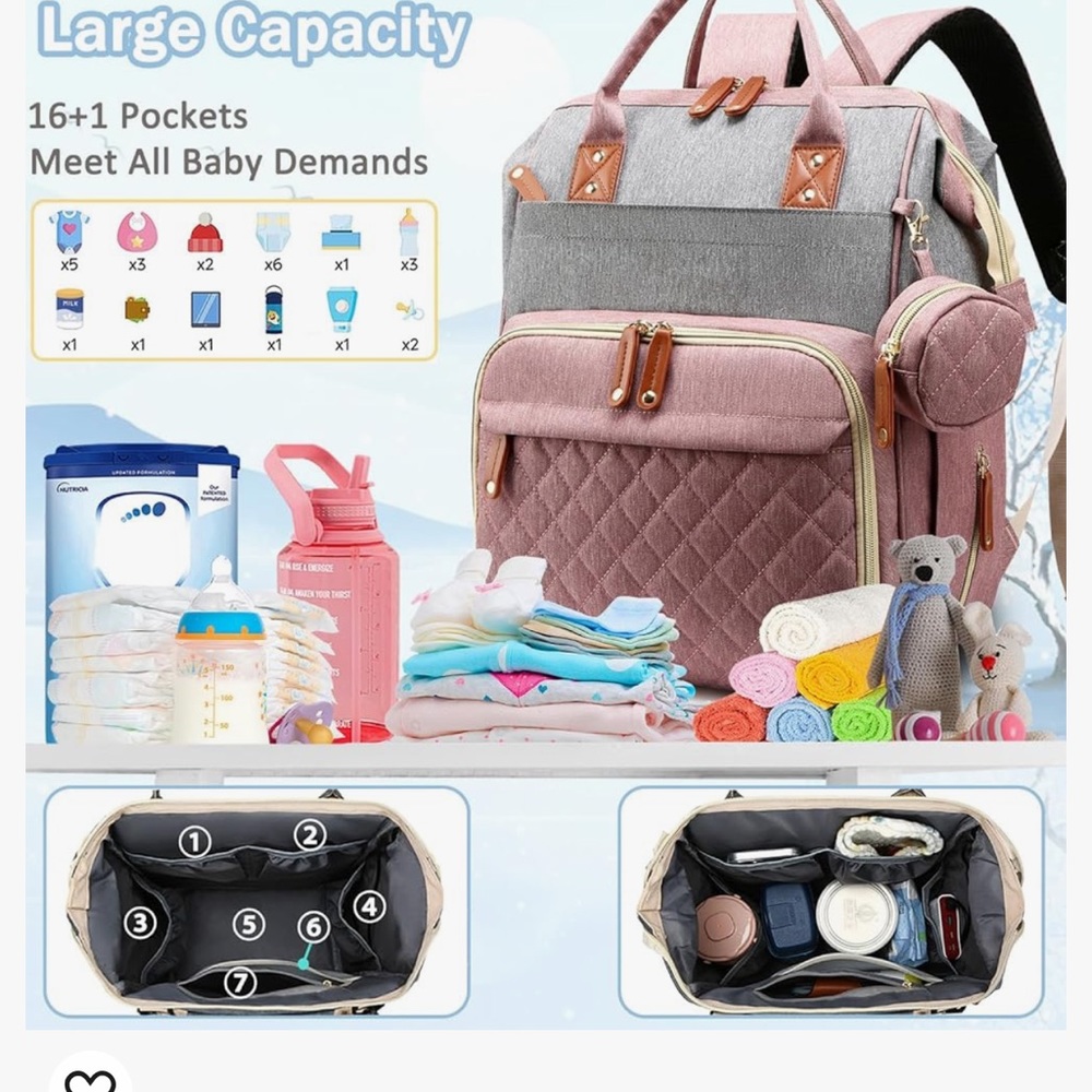 Backpack Diaper Bag - Picture 2 of 6